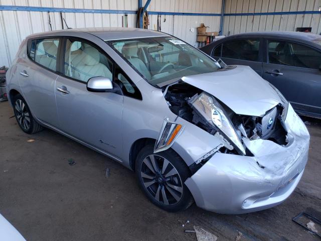 1N4BZ0CPXHC311698 - 2017 NISSAN LEAF S SILVER photo 4