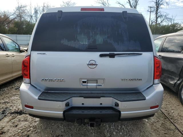 5N1AA0NC2AN622586 - 2010 NISSAN ARMADA SE SILVER photo 6