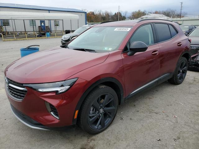 LRBFZPR46PD051325 - 2023 BUICK ENVISION ESSENCE كستنائي صورة 1