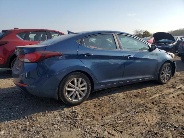 KMHDH4AE3EU157514 - 2014 HYUNDAI ELANTRA SE BLUE photo 3