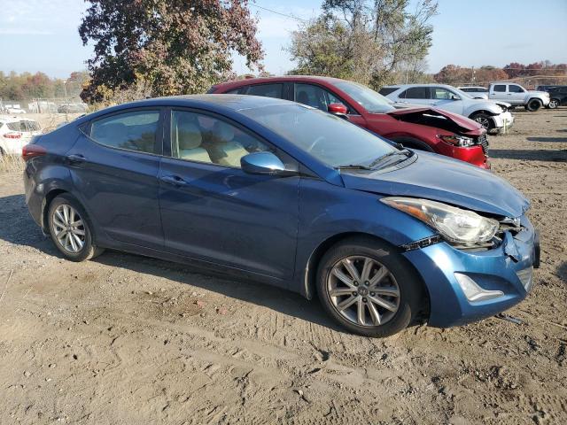 KMHDH4AE3EU157514 - 2014 HYUNDAI ELANTRA SE BLUE photo 4