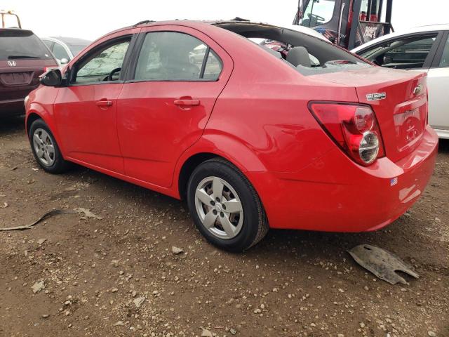 1G1JA5SH0E4104577 - 2014 CHEVROLET SONIC LS RED photo 2