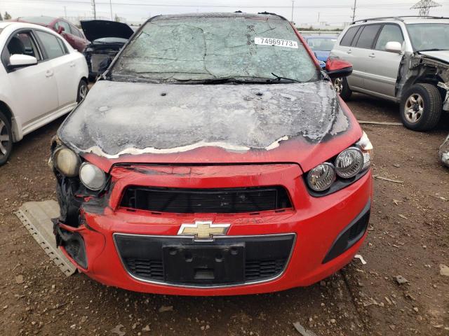 1G1JA5SH0E4104577 - 2014 CHEVROLET SONIC LS RED photo 5