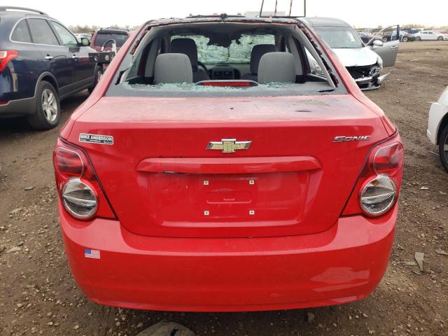 1G1JA5SH0E4104577 - 2014 CHEVROLET SONIC LS RED photo 6