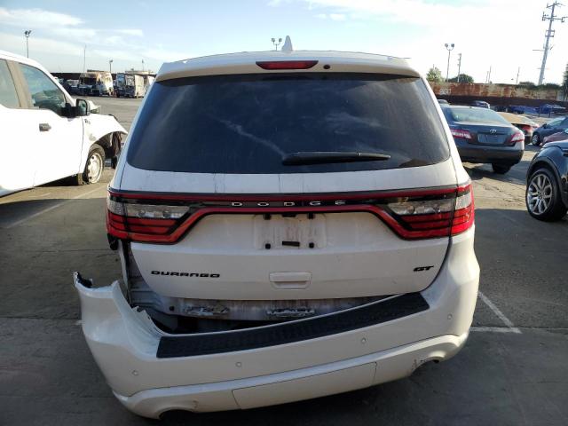 1C4RDHDG6KC707963 - 2019 DODGE DURANGO GT WHITE photo 6