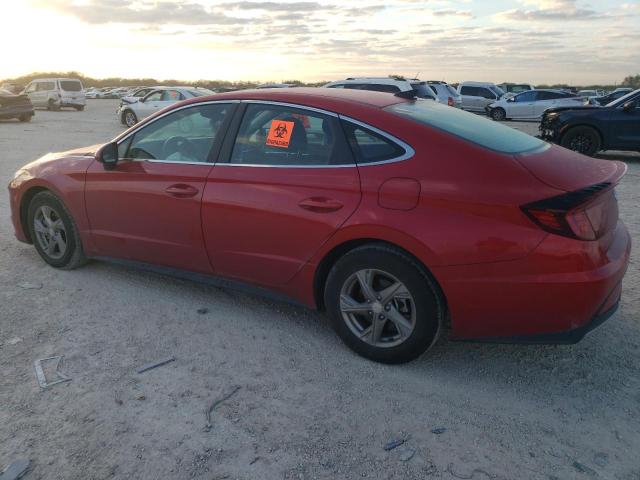 5NPEG4JAXMH131266 - 2021 HYUNDAI SONATA SE RED photo 2