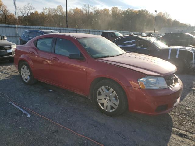 1C3CDZAB9EN202761 - 2014 DODGE AVENGER SE RED photo 4