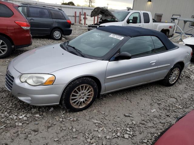 1C3EL55R74N335383 - 2004 CHRYSLER SEBRING LXI SILVER photo 1