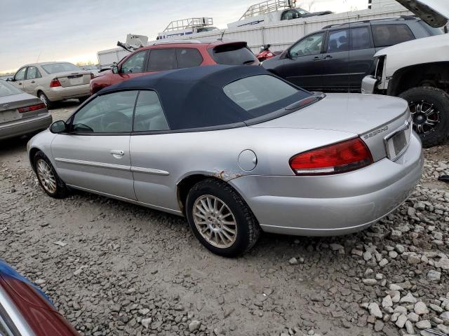 1C3EL55R74N335383 - 2004 CHRYSLER SEBRING LXI SILVER photo 2