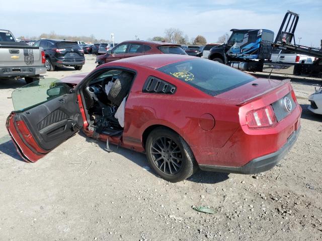 1ZVBP8AN6A5155084 - 2010 FORD MUSTANG RED photo 2