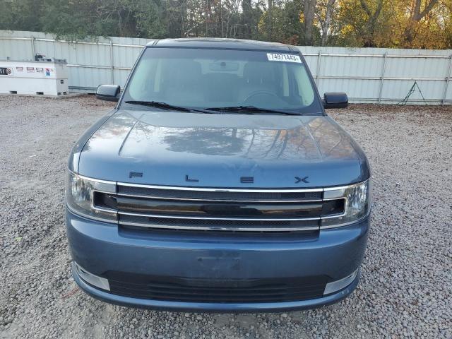 2FMGK5C86KBA28308 - 2019 FORD FLEX SEL BLUE photo 5