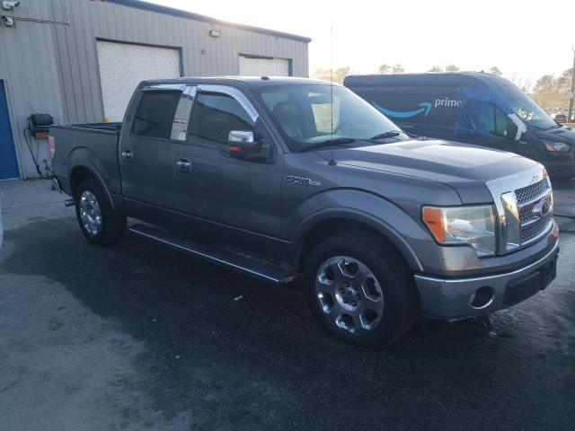 1FTFW1CF8BFA16994 - 2011 FORD F150 SUPERCREW GRAY photo 4