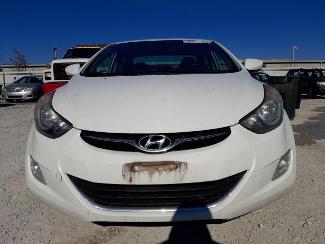 5NPDH4AE6DH373810 - 2013 HYUNDAI ELANTRA GLS WHITE photo 5