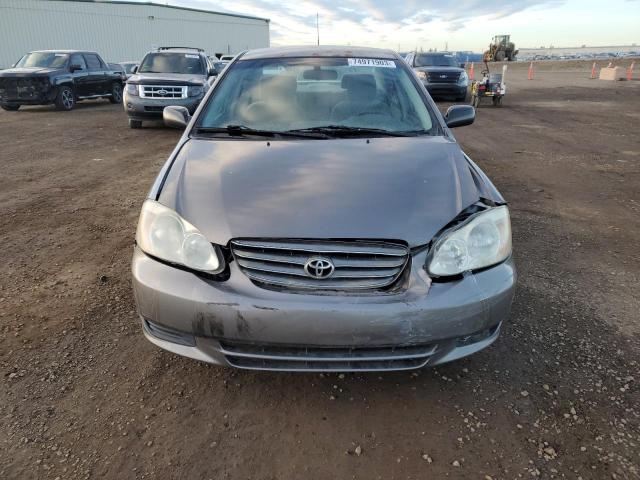 2T1BR32E03C736682 - 2003 TOYOTA COROLLA CE GRAY photo 5