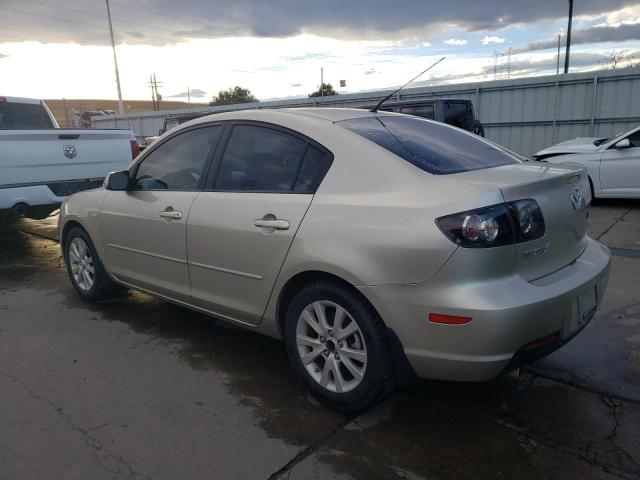 JM1BK32F281847369 - 2008 MAZDA 3 I BEIGE photo 2