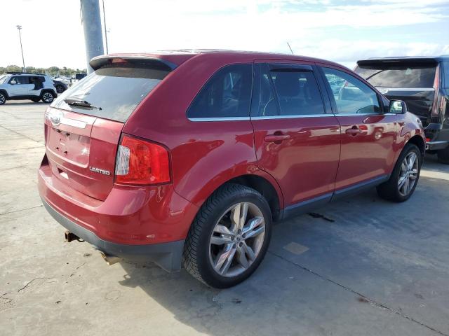 2FMDK3KC3DBA14396 - 2013 FORD EDGE LIMITED RED photo 3