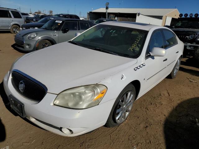 1G4HE57Y27U114190 - 2007 BUICK LUCERNE CXS WHITE photo 1