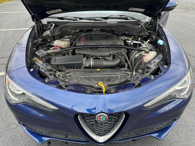 ZASFAKNN5J7B99652 - 2018 ALFA ROMEO STELVIO TI SPORT BLUE photo 7