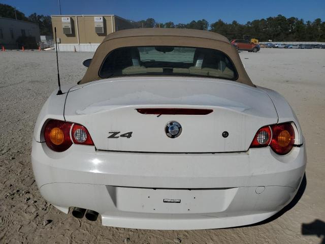 4USBT53554LU08402 - 2004 BMW Z4 3.0 WHITE photo 6