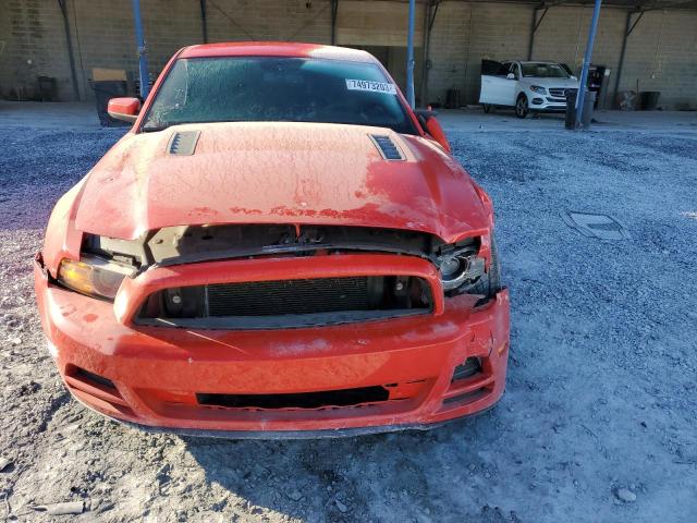 1ZVBP8CF5D5209551 - 2013 FORD MUSTANG GT RED photo 5