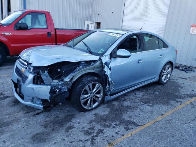 1G1PH5S90B7180079 - 2011 CHEVROLET CRUZE LTZ BLUE photo 1