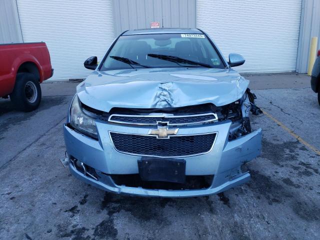 1G1PH5S90B7180079 - 2011 CHEVROLET CRUZE LTZ BLUE photo 5