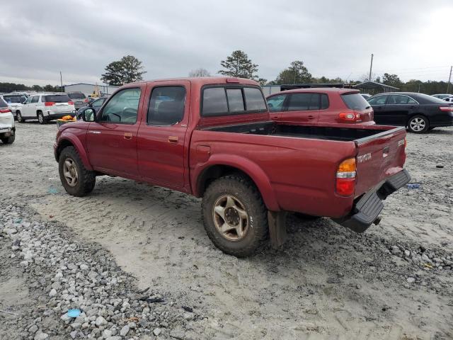 5TEGN92N64Z348680 - 2004 TOYOTA TACOMA DOUBLE CAB PRERUNNER RED photo 2