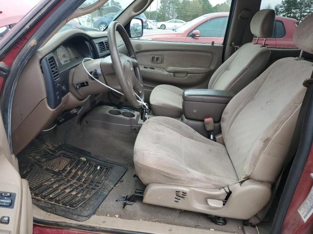 5TEGN92N64Z348680 - 2004 TOYOTA TACOMA DOUBLE CAB PRERUNNER RED photo 7