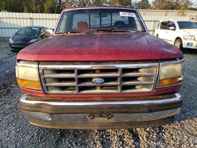 1FTEF14N4RNA66468 - 1994 FORD F150 BURGUNDY photo 5