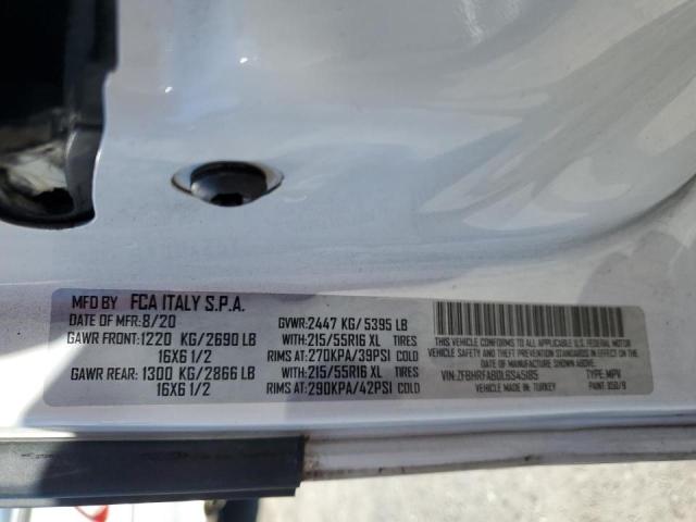ZFBHRFAB0L6S45185 - 2020 RAM PROMASTER WHITE photo 13