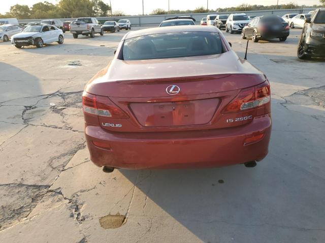 JTHFF2C26A2503327 - 2010 LEXUS IS 250 RED photo 6