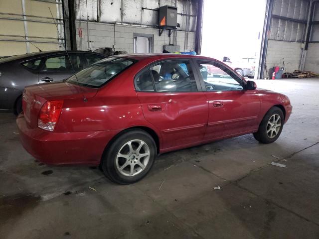 KMHDN46D64U712303 - 2004 HYUNDAI ELANTRA GLS RED photo 3