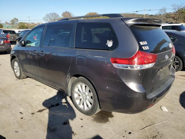 5TDDK3DCXBS002758 - 2011 TOYOTA SIENNA XLE GRAY photo 2