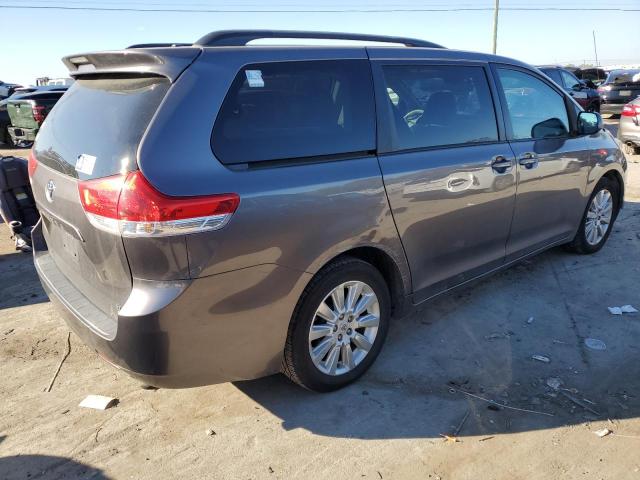 5TDDK3DCXBS002758 - 2011 TOYOTA SIENNA XLE GRAY photo 3