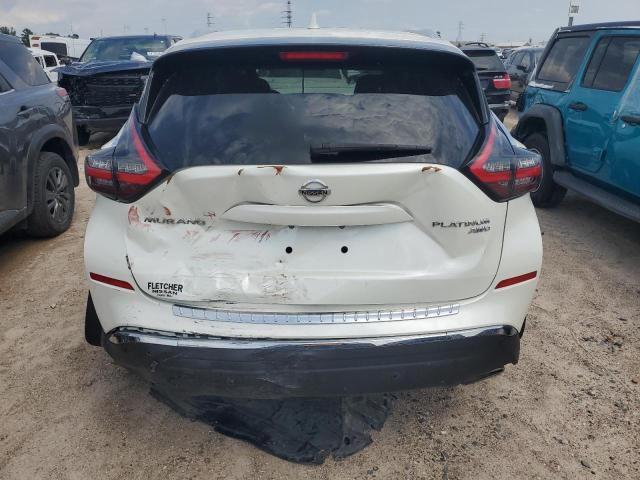 5N1AZ2DS4MC117002 - 2021 NISSAN MURANO PLATINUM WHITE photo 6