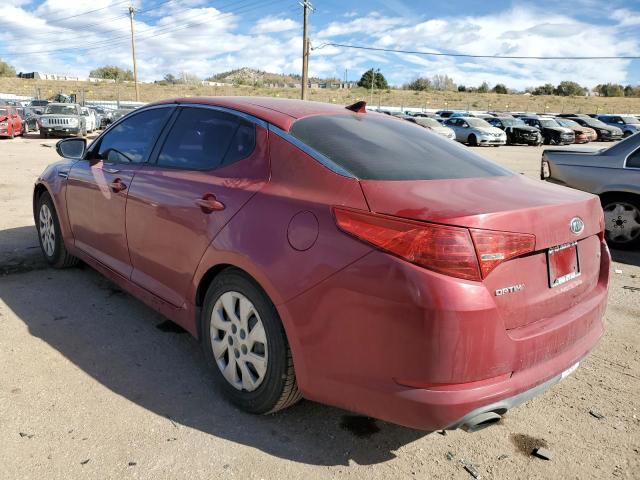 KNAGM4A75B5086074 - 2011 KIA OPTIMA LX RED photo 2