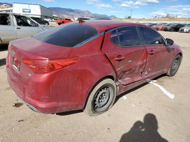 KNAGM4A75B5086074 - 2011 KIA OPTIMA LX RED photo 3