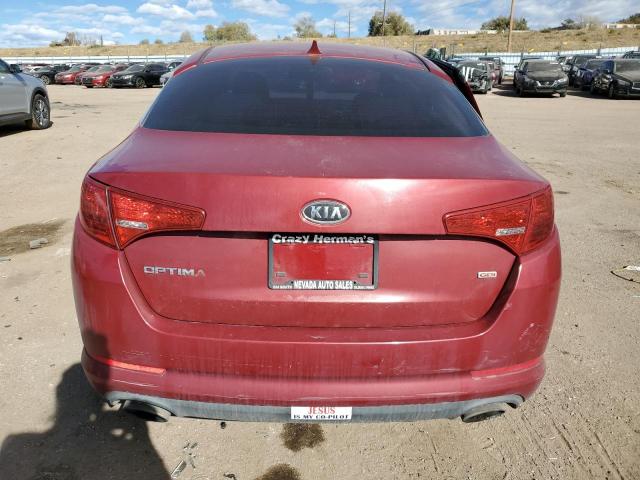 KNAGM4A75B5086074 - 2011 KIA OPTIMA LX RED photo 6