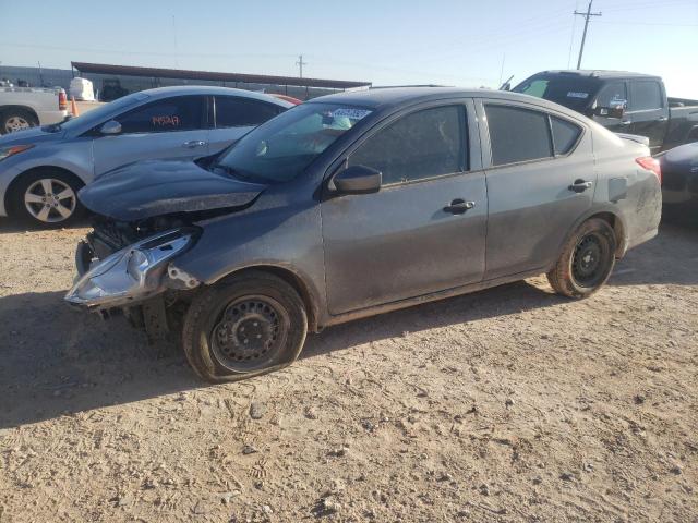 3N1CN7AP0KL820008 - 2019 NISSAN VERSA S GRAY photo 2