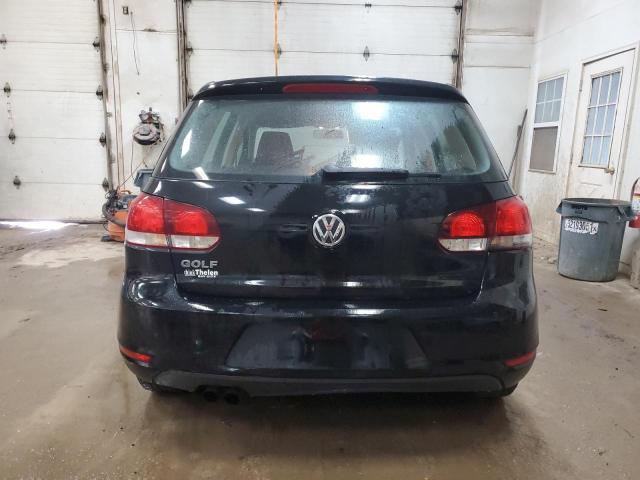 WVWDA7AJ2CW287356 - 2012 VOLKSWAGEN GOLF BLACK photo 6