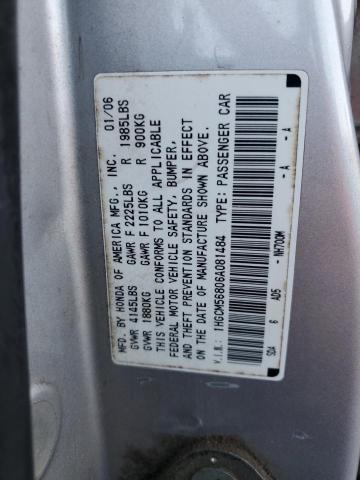 1HGCM56806A081484 - 2006 HONDA ACCORD EX SILVER photo 13