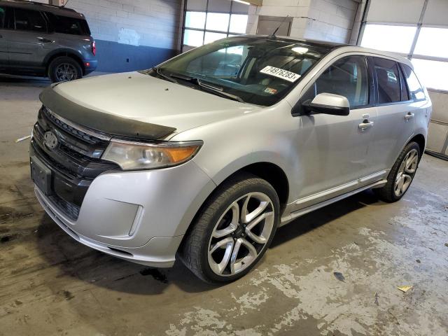 2FMDK3AK6BBB59065 - 2011 FORD EDGE SPORT SILVER photo 1