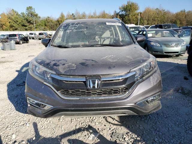 5J6RM4H91FL064815 - 2015 HONDA CR-V TOURING GRAY photo 5