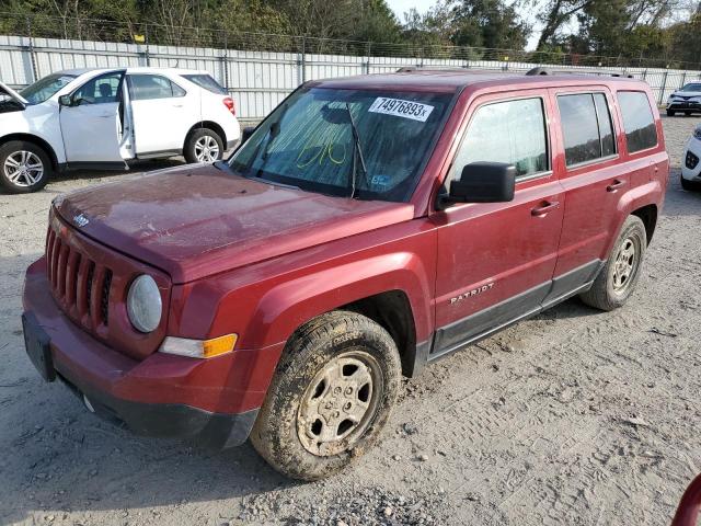 1C4NJPBA1GD687977 - 2016 JEEP PATRIOT SPORT RED photo 1