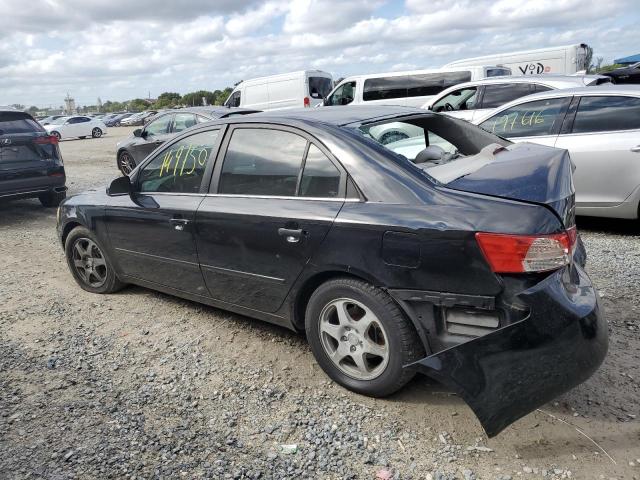 5NPEU46F66H072071 - 2006 HYUNDAI SONATA GLS BLACK photo 2