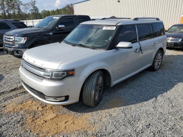 2FMGK5D89DBD23727 - 2013 FORD FLEX LIMITED SILVER photo 1