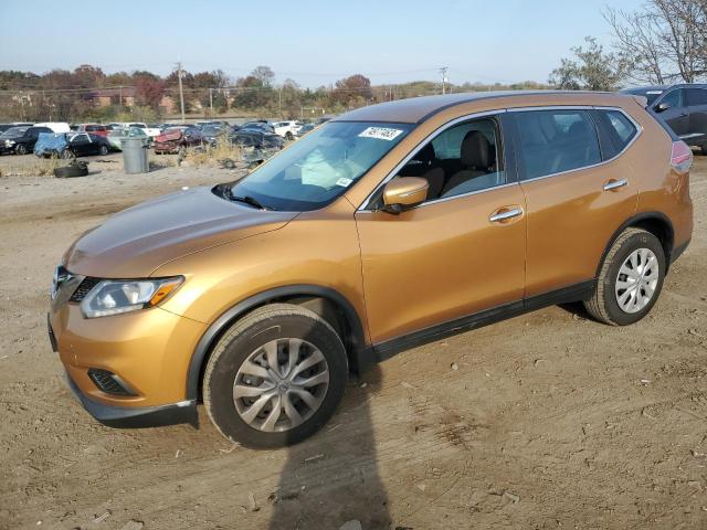 5N1AT2MV3EC766075 - 2014 NISSAN ROGUE S GOLD photo 1