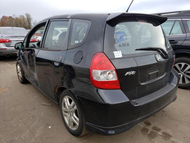 JHMGD37607S000592 - 2007 HONDA FIT S 黑色 照片 2