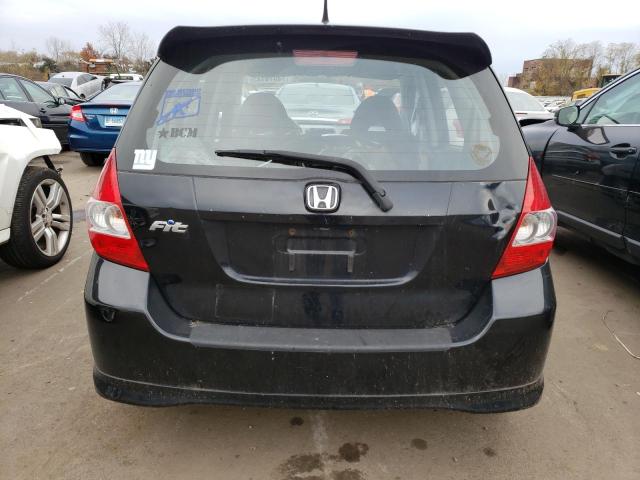 JHMGD37607S000592 - 2007 HONDA FIT S 黑色 照片 6