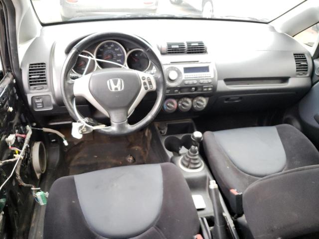 JHMGD37607S000592 - 2007 HONDA FIT S 黑色 照片 8
